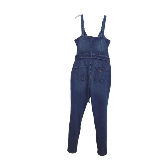 GUESS denim jumpsuit overalls size Large - Picture 4 of 7